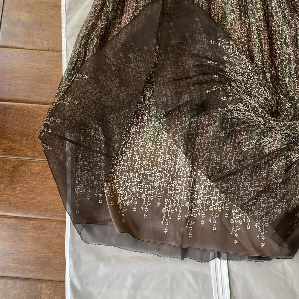 Elie Tahari Raven silk skirt size 4 - Picture 8 of 9